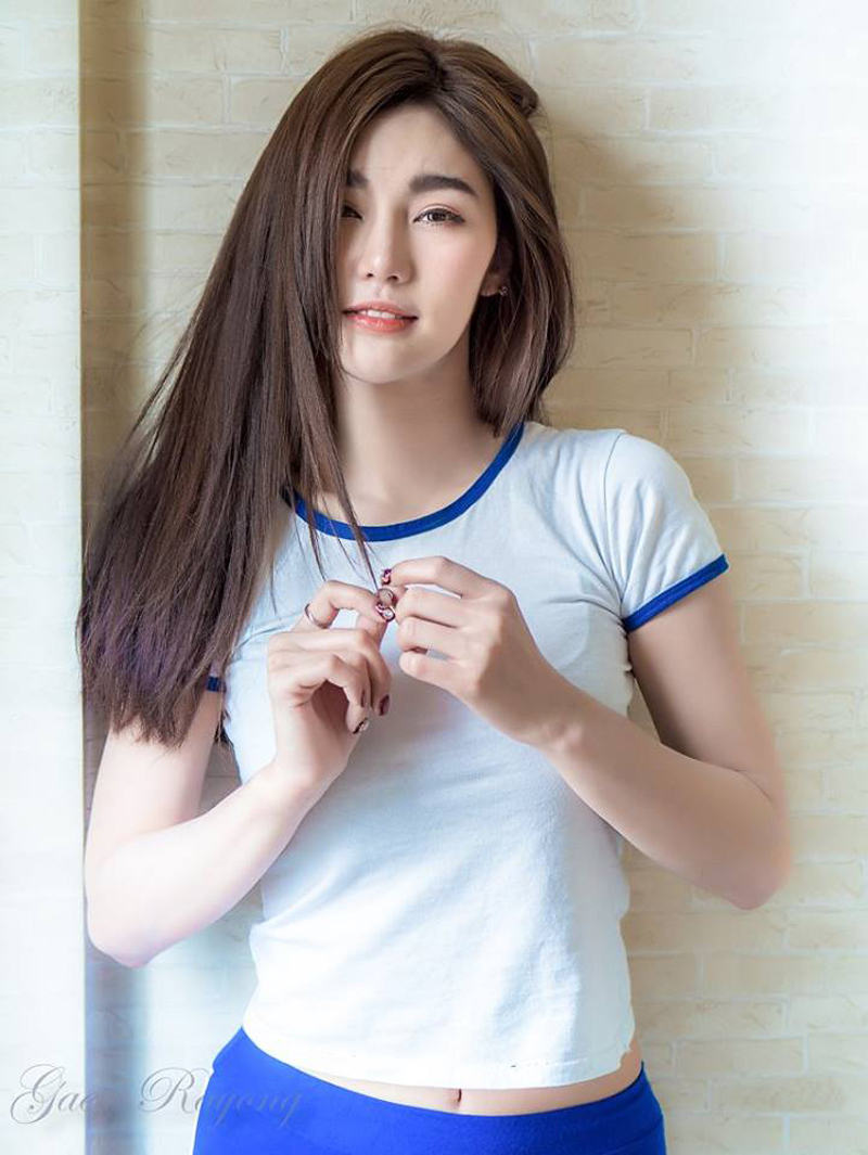 ผมนี่คิดไปไกล!! จา จารุนันท์ พริตตี้สาวฮอต กับแฟชั่นเซ็ทชุดพละญี่ปุ่นสุดสยิว