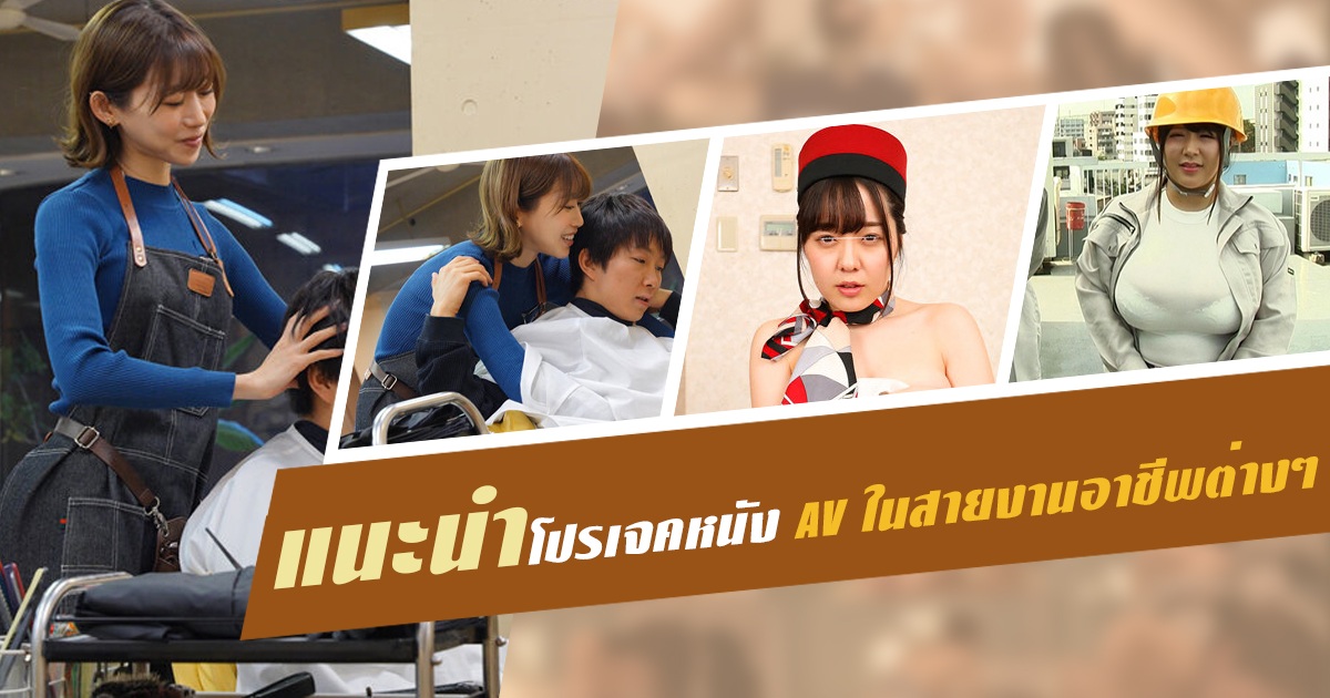 แนะนำโปรเจคหนัง AV ในสายงานอาชีพต่างๆ